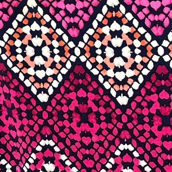 Eliza J Women’s Blue Pink Multicolor Print Shift Dress Size 6 - Picture 7 of 12